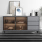 Glam Sideboard buffet 3 cassetti e 2 mobili porte a buffet sideboard