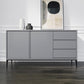 Glam Sideboard buffet 3 cassetti e 2 mobili porte a buffet sideboard