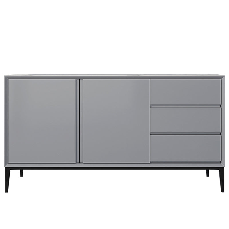 Glam Sideboard buffet 3 cassetti e 2 mobili porte a buffet sideboard