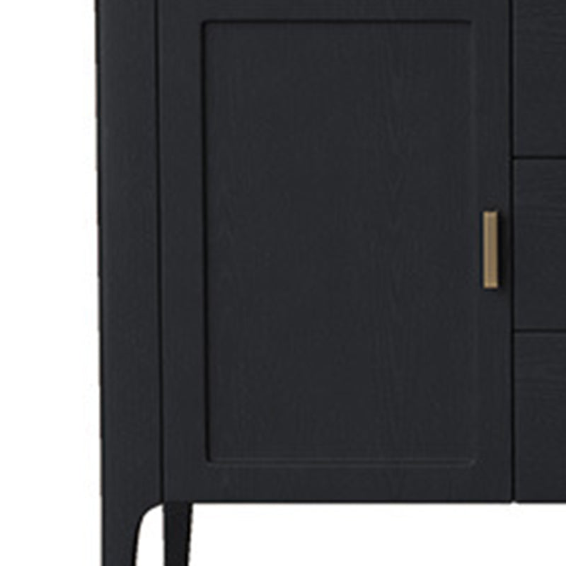 Modern Dining Buffet Stone Sideboard with Cabinets and Drawers Clearhalo 'buffet_sideboard' 'Buffets & Sideboards' 'furn' 'furn_buffet_sideboard' 'Furniture' 'Kitchen & Dining Furniture' 6348033