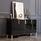 Glam buffet sideboard mobili a specchio a 4 porte a buffet da pranzo