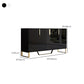 Glam buffet sideboard mobili a specchio a 4 porte a buffet da pranzo