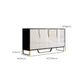 Glam buffet sideboard mobili a specchio a 4 porte a buffet da pranzo