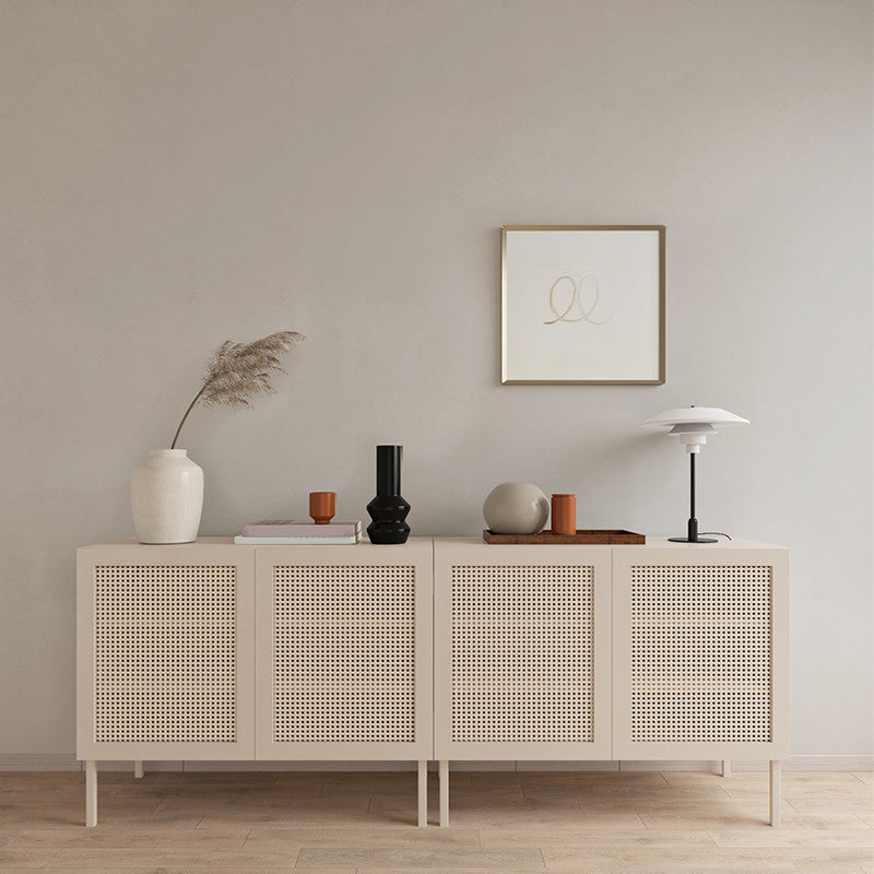 Server in legno massiccio di pino moderno 16 "W x 35" H POOS BAFFET SITEBBLET