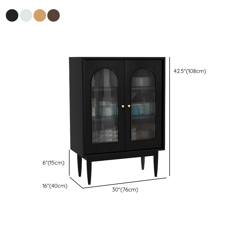 Tavolo da pranzo a buffet contemporaneo 42 "H tavolo laboard con armadi