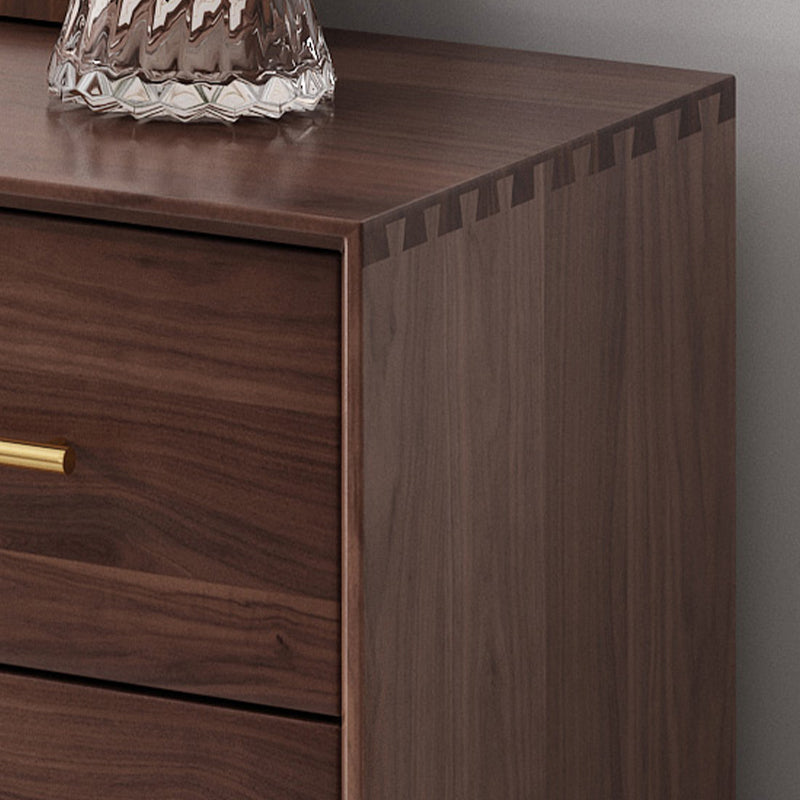 Contemporary Dining Buffet Solid Wood Sideboard Table with Cabinets and Drawers Clearhalo 'buffet_sideboard' 'Buffets & Sideboards' 'furn' 'furn_buffet_sideboard' 'Furniture' 'Kitchen & Dining Furniture' 6348149