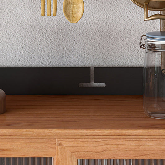 Tavolo da sideboard moderno a buffet in legno massiccio con armadi e cassetti