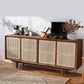 Tavolo da sideboard contemporaneo in legno massiccio a 4 porte a buffet