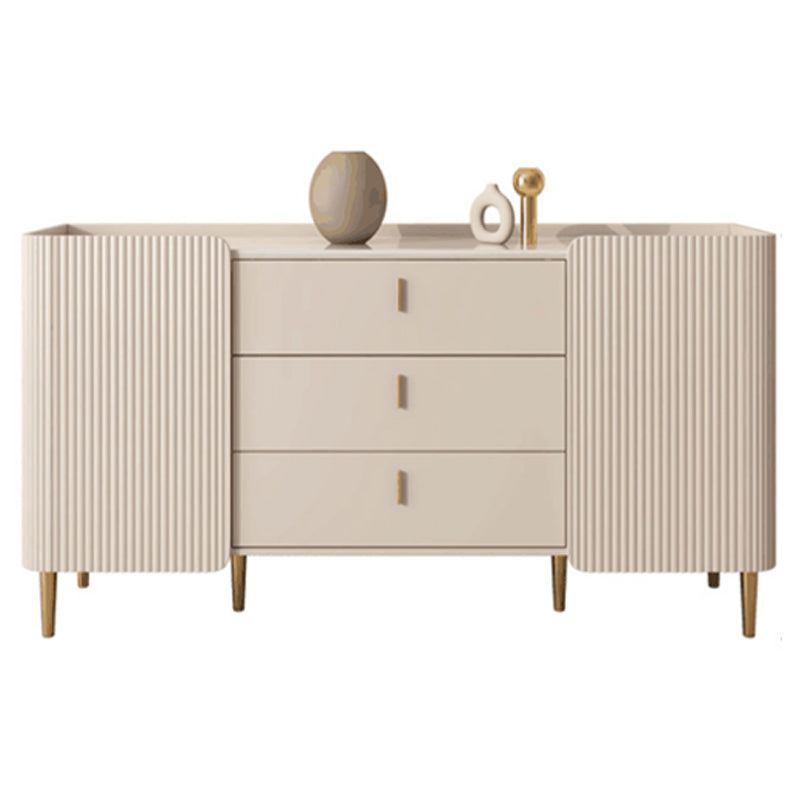 Rectangle Sintered Stone Sideboard Cabinet Luxury Home Side Board with Drawers and Doors Clearhalo 'buffet_sideboard' 'Buffets & Sideboards' 'furn' 'furn_buffet_sideboard' 'Furniture' 'Kitchen & Dining Furniture' 6348347