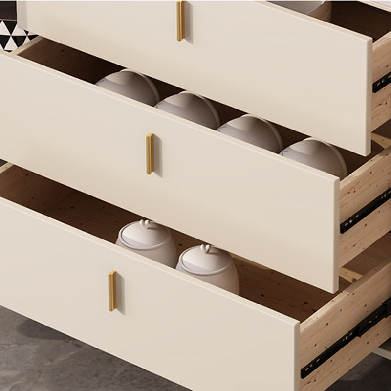 Rectangle Sintered Stone Sideboard Cabinet Luxury Home Side Board with Drawers and Doors Clearhalo 'buffet_sideboard' 'Buffets & Sideboards' 'furn' 'furn_buffet_sideboard' 'Furniture' 'Kitchen & Dining Furniture' 6348349