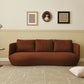 Contemporain 29.5 "H Couleur de couleur solide Linn Tuxedo bras SOFA pour le salon