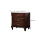 Dark Brown 3/4/5 Drawer Chest 26.57" Wide Solid Wood Accent Chest Clearhalo 'Cabinets & Chests' 'cabinets_chests' 'furn' 'furn_cabinets_chests' 'Furniture' 'Living Room Furniture' 6348700
