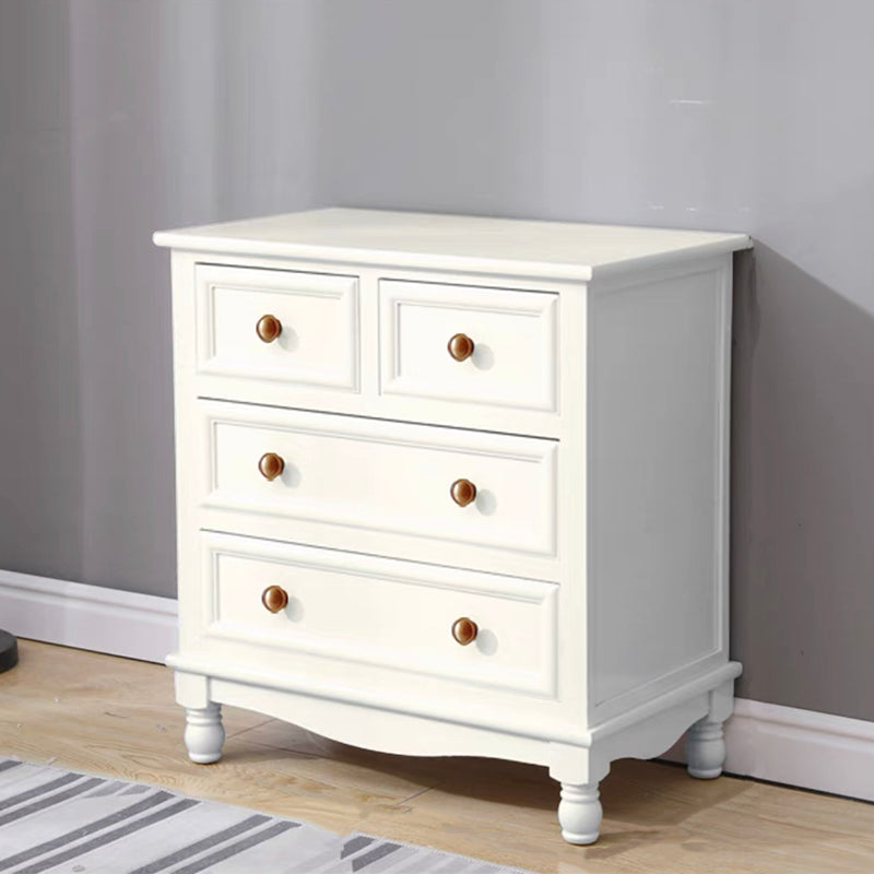 引き出しの長方形のアクセントチェストを備えた現代のチェストノブソリッドウッド