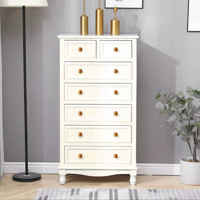 引き出しの長方形のアクセントチェストを備えた現代のチェストノブソリッドウッド