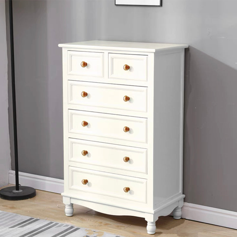 引き出しの長方形のアクセントチェストを備えた現代のチェストノブソリッドウッド