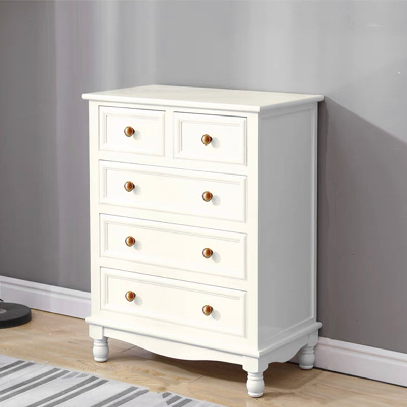 引き出しの長方形のアクセントチェストを備えた現代のチェストノブソリッドウッド