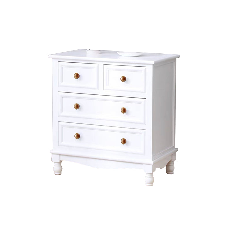 引き出しの長方形のアクセントチェストを備えた現代のチェストノブソリッドウッド