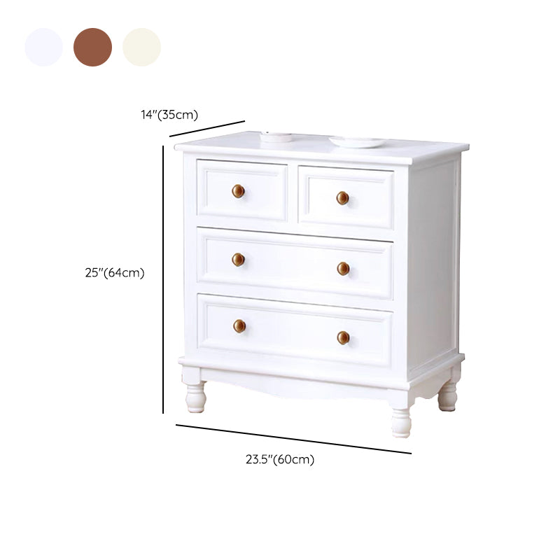 引き出しの長方形のアクセントチェストを備えた現代のチェストノブソリッドウッド