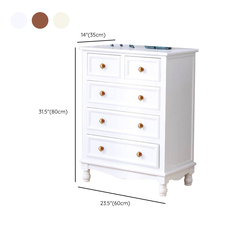 引き出しの長方形のアクセントチェストを備えた現代のチェストノブソリッドウッド