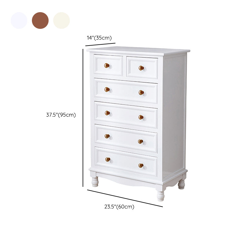 引き出しの長方形のアクセントチェストを備えた現代のチェストノブソリッドウッド