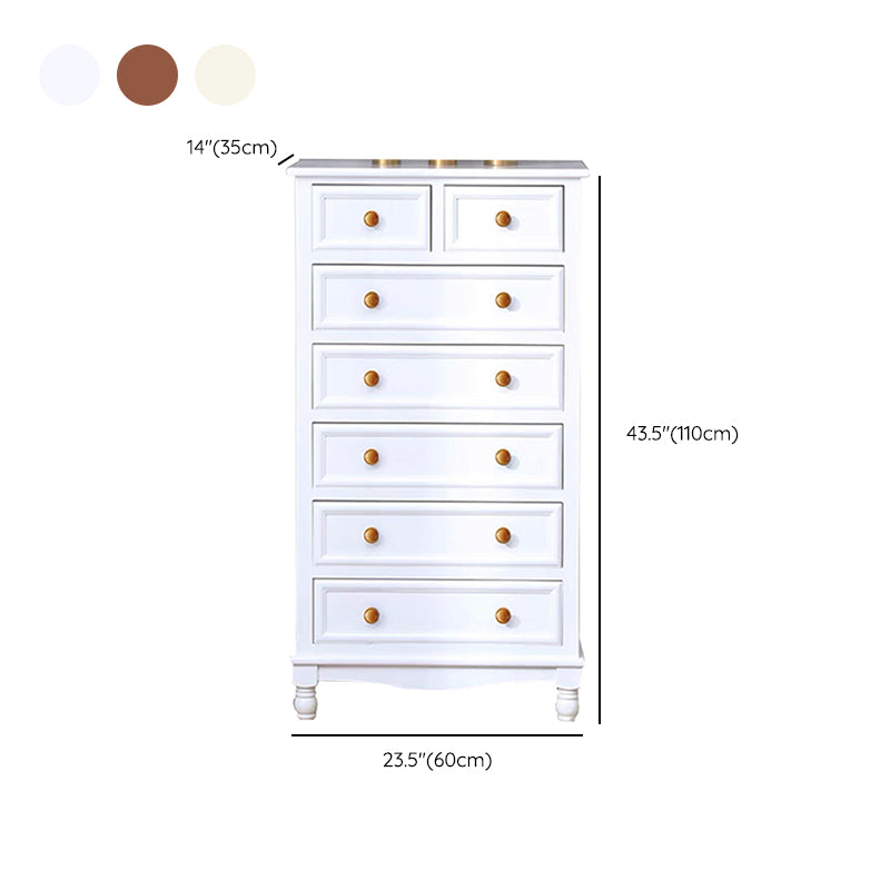 引き出しの長方形のアクセントチェストを備えた現代のチェストノブソリッドウッド