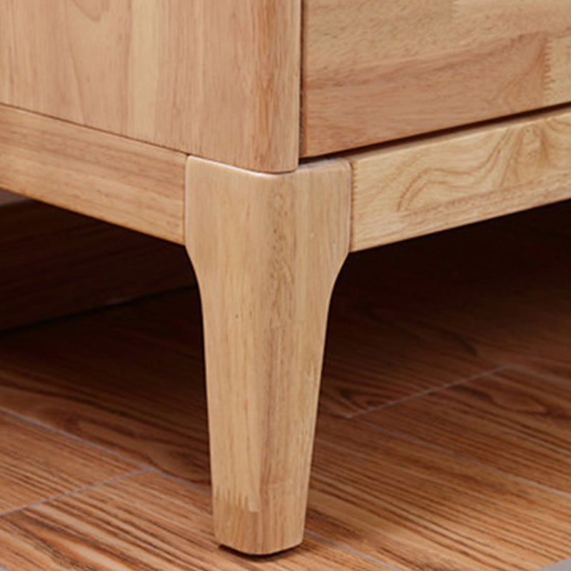 Contemporary Chest Squared Legs Solid Wood Grooves with Drawer Accent Chest Clearhalo 'Cabinets & Chests' 'cabinets_chests' 'furn' 'furn_cabinets_chests' 'Furniture' 'Living Room Furniture' 6348752