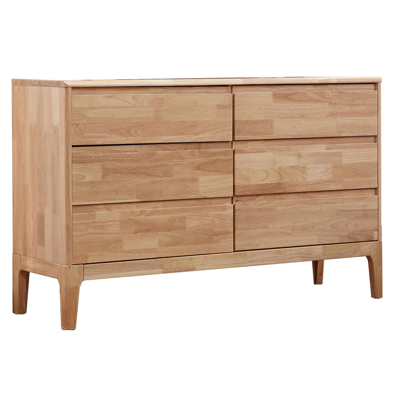 Contemporary Chest Squared Legs Solid Wood Grooves with Drawer Accent Chest Clearhalo 'Cabinets & Chests' 'cabinets_chests' 'furn' 'furn_cabinets_chests' 'Furniture' 'Living Room Furniture' 6348755