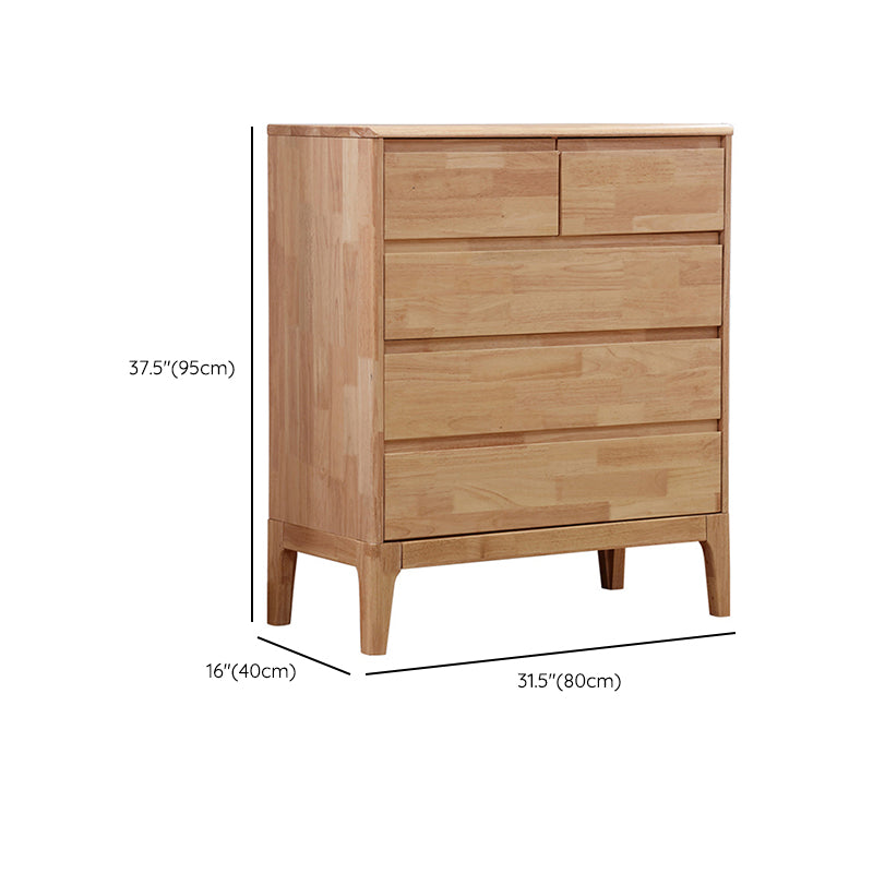 Contemporary Chest Squared Legs Solid Wood Grooves with Drawer Accent Chest Clearhalo 'Cabinets & Chests' 'cabinets_chests' 'furn' 'furn_cabinets_chests' 'Furniture' 'Living Room Furniture' 6348756