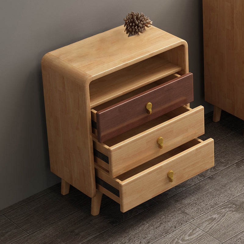 Modern & Contemporary Chest Rubberwood with Drawer Rectangle Accent Chest Clearhalo 'Cabinets & Chests' 'cabinets_chests' 'furn' 'furn_cabinets_chests' 'Furniture' 'Living Room Furniture' 6348762