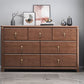 Mid Century Modern Chest Wood Rectangular Chest in Walnut Finish Clearhalo 'Cabinets & Chests' 'cabinets_chests' 'furn' 'furn_cabinets_chests' 'Furniture' 'Living Room Furniture' 6348803