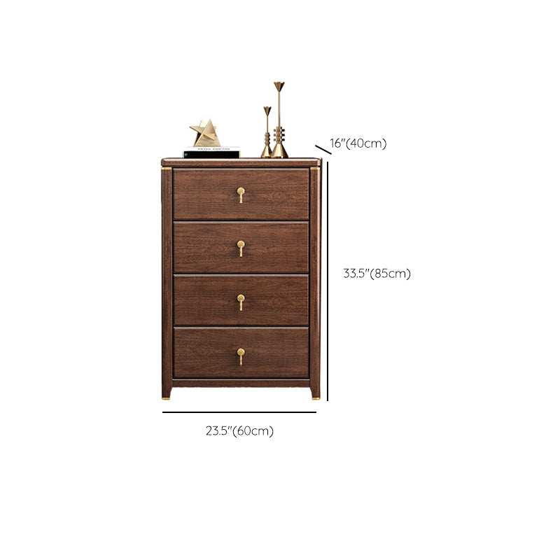 Mid Century Modern Chest Wood Rectangular Chest in Walnut Finish Clearhalo 'Cabinets & Chests' 'cabinets_chests' 'furn' 'furn_cabinets_chests' 'Furniture' 'Living Room Furniture' 6348816