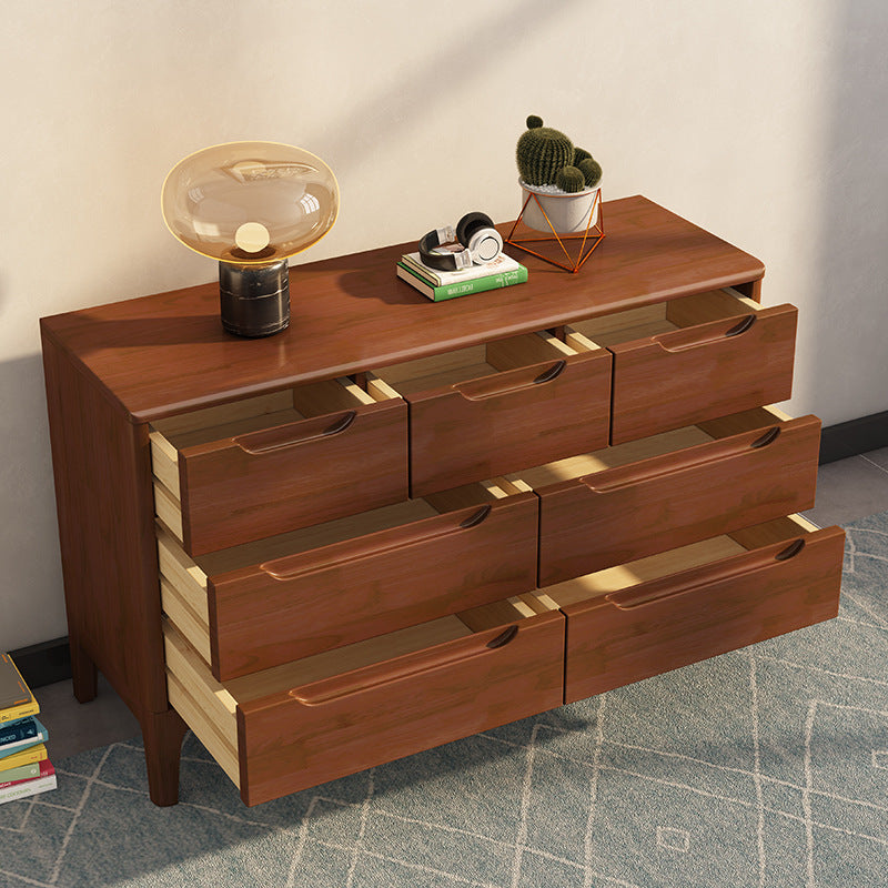 Rectangular Wood Chest Modern Style 5/6/7 - Drawer Accent Chest Clearhalo 'Cabinets & Chests' 'cabinets_chests' 'furn' 'furn_cabinets_chests' 'Furniture' 'Living Room Furniture' 6348823
