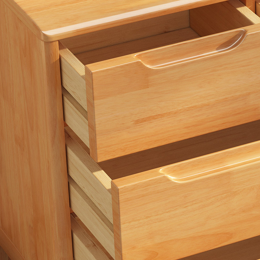 Rectangular Wood Chest Modern Style 5/6/7 - Drawer Accent Chest Clearhalo 'Cabinets & Chests' 'cabinets_chests' 'furn' 'furn_cabinets_chests' 'Furniture' 'Living Room Furniture' 6348826