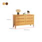 Rectangular Wood Chest Modern Style 5/6/7 - Drawer Accent Chest Clearhalo 'Cabinets & Chests' 'cabinets_chests' 'furn' 'furn_cabinets_chests' 'Furniture' 'Living Room Furniture' 6348837