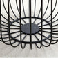 Mid-century Modern Iron Round Coffee Table, Frame Base Cocktail Table Clearhalo 'Coffee & Accent Tables' 'Coffee Tables' 'coffee_tables' 'furn' 'furn_coffee_tables' 'Furniture' 'Living Room Furniture' 6348881