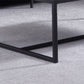 Rectangle Slate Coffee Table Frame Coffee or End Table, 16.53" High