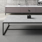 Rectangle Slate Coffee Table Frame Coffee or End Table, 16.53" High