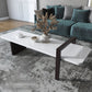 Contemporary Coffee Cocktail Table  Solid Wood Coffee  End Table