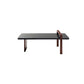 Contemporary Coffee Cocktail Table  Solid Wood Coffee  End Table