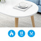 Modern 15.74" H Rectangle Coffee Table Wooden 4 Legs Cocktail Table