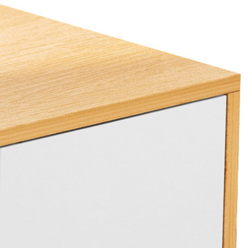 Modern Rectangle Wooden Coffee Table 4 Legs Cocktail Table with Storage Clearhalo 'Coffee & Accent Tables' 'Coffee Tables' 'coffee_tables' 'furn' 'furn_coffee_tables' 'Furniture' 'Living Room Furniture' 6349020