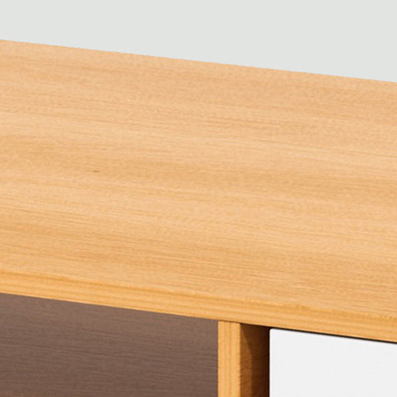 Modern Rectangle Wooden Coffee Table 4 Legs Cocktail Table with Storage Clearhalo 'Coffee & Accent Tables' 'Coffee Tables' 'coffee_tables' 'furn' 'furn_coffee_tables' 'Furniture' 'Living Room Furniture' 6349021