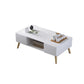 Modern Rectangle Wooden Coffee Table 4 Legs Cocktail Table with Storage Clearhalo 'Coffee & Accent Tables' 'Coffee Tables' 'coffee_tables' 'furn' 'furn_coffee_tables' 'Furniture' 'Living Room Furniture' 6349024
