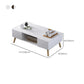 Modern Rectangle Wooden Coffee Table 4 Legs Cocktail Table with Storage Clearhalo 'Coffee & Accent Tables' 'Coffee Tables' 'coffee_tables' 'furn' 'furn_coffee_tables' 'Furniture' 'Living Room Furniture' 6349032