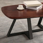 Modern Style 1 Single Coffee Table Pine Wood Brown Cocktail Table Clearhalo 'Coffee & Accent Tables' 'Coffee Tables' 'coffee_tables' 'furn' 'furn_coffee_tables' 'Furniture' 'Living Room Furniture' 6349038