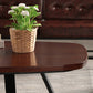 Modern Style 1 Single Coffee Table Pine Wood Brown Cocktail Table Clearhalo 'Coffee & Accent Tables' 'Coffee Tables' 'coffee_tables' 'furn' 'furn_coffee_tables' 'Furniture' 'Living Room Furniture' 6349041