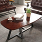 Modern Style 1 Single Coffee Table Pine Wood Brown Cocktail Table Clearhalo 'Coffee & Accent Tables' 'Coffee Tables' 'coffee_tables' 'furn' 'furn_coffee_tables' 'Furniture' 'Living Room Furniture' 6349042