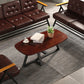 Modern Style 1 Single Coffee Table Pine Wood Brown Cocktail Table Clearhalo 'Coffee & Accent Tables' 'Coffee Tables' 'coffee_tables' 'furn' 'furn_coffee_tables' 'Furniture' 'Living Room Furniture' 6349043