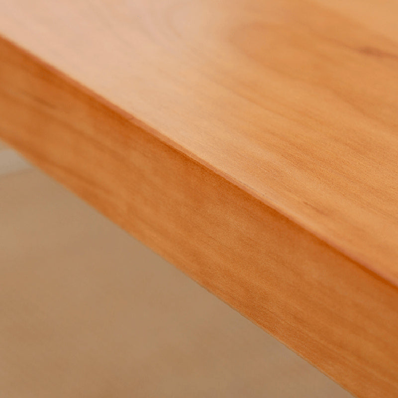 Solid Wood Coffee Table Double Pedestal Base Coffee or End Table, 19.68" Wide Clearhalo 'Coffee & Accent Tables' 'Coffee Tables' 'coffee_tables' 'furn' 'furn_coffee_tables' 'Furniture' 'Living Room Furniture' 6349055
