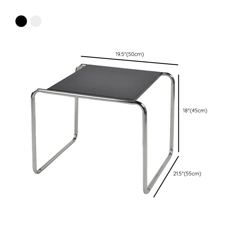 Contemporary Rectangle Solid Wood Coffee Table with Steel Sled Base Clearhalo 'Coffee & Accent Tables' 'Coffee Tables' 'coffee_tables' 'furn' 'furn_coffee_tables' 'Furniture' 'Living Room Furniture' 6349079